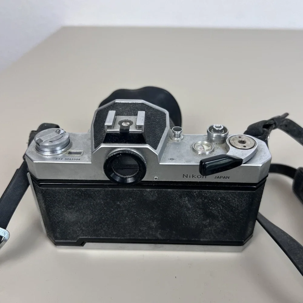 Nikkormat FT2 35mm SLR Film Camera w/ Nikon Nikkor 50mm f/1.4 Lens UNTESTED